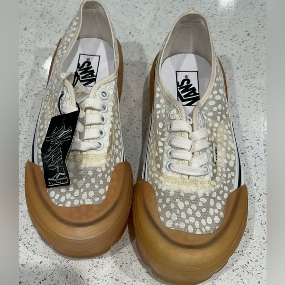 Vans authentic DX modular swap it white dot mesh skate shoes women size 7.5 NWOB - Picture 1 of 7